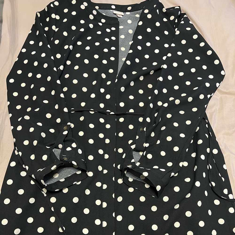 Polka Dot Dress | Target Casual Dress | Black Casual Dress | Work Dress